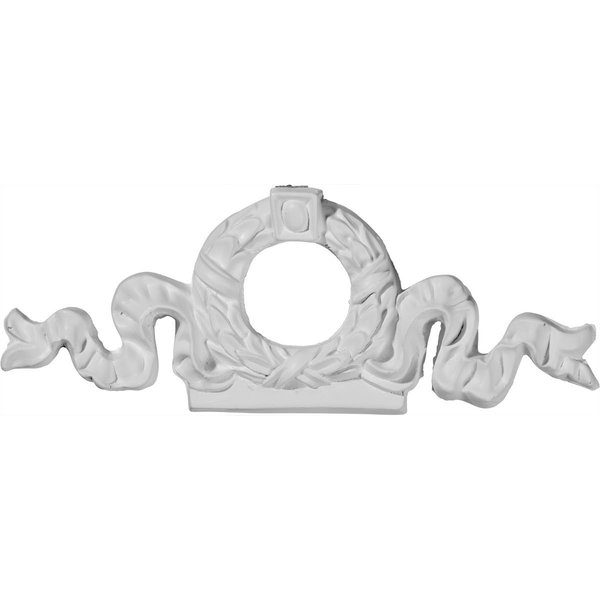 Ekena Millwork 7"W x 2 5/8"H x 5/8"P Wreath Center Onlay ONL07X02X01WR